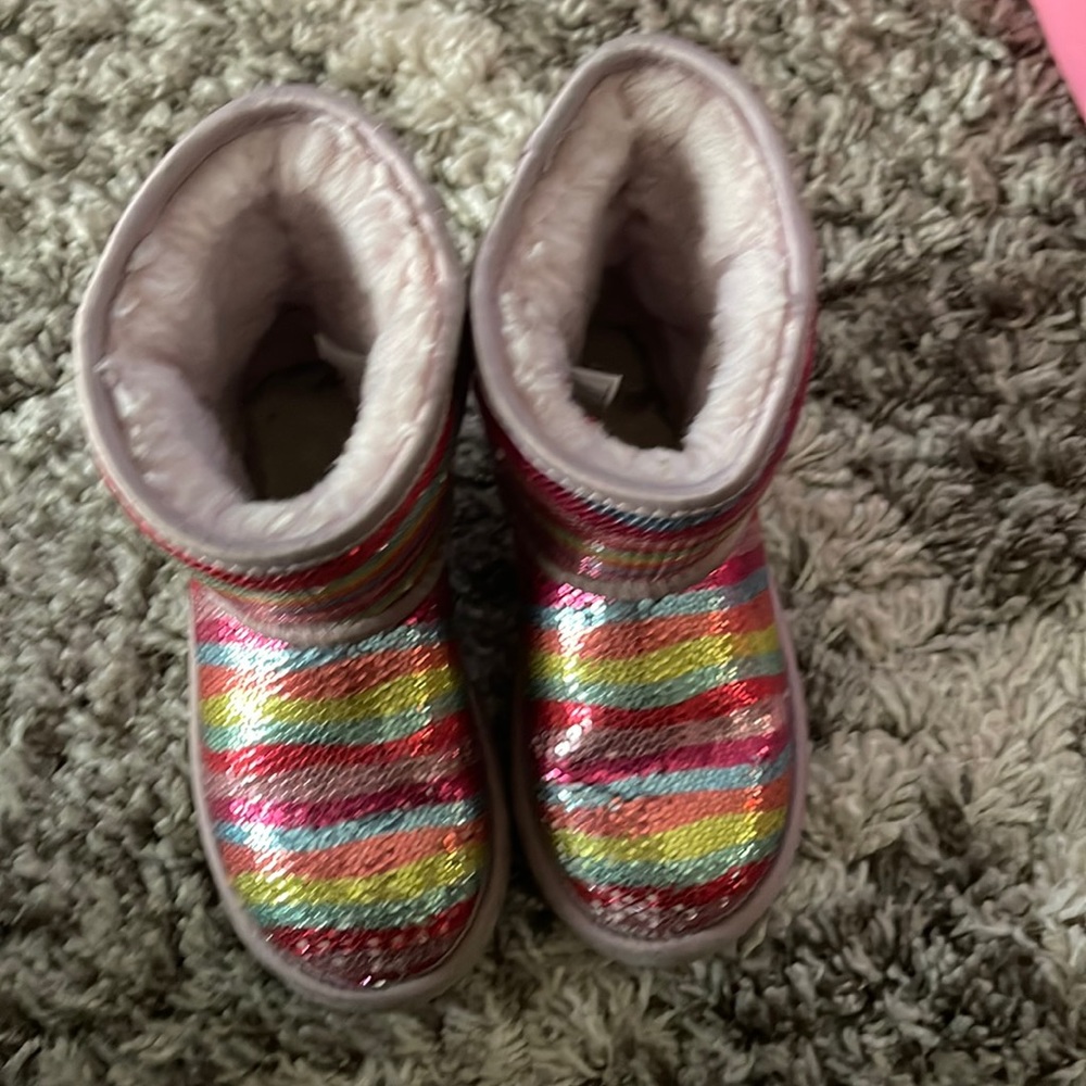 Toddler glitter Uggs